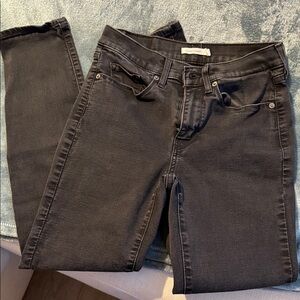 Levi's Charcoal Skinny Jeans for Women
